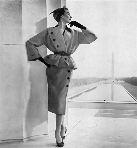 vogue model dior 1950|christian dior designs 1950s.